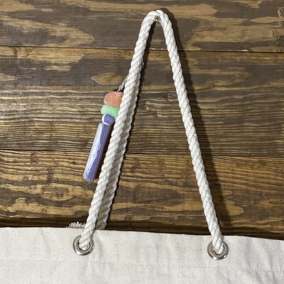 Canvas Beach Tote Bag - Picture 5 of 7